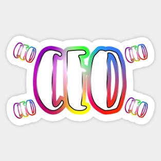 CEO Sticker